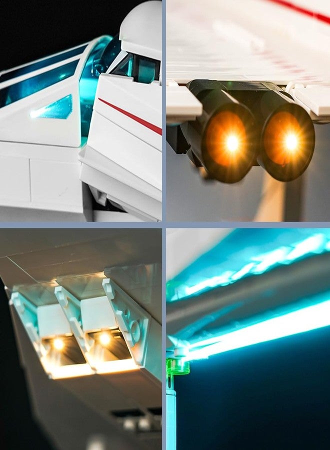 BrickBling LED Lighting Compatible with Lego Concorde, Creative Light Kit Compatible with Lego 10318-No Model Included - Image 5